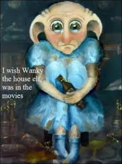 Tout en haut des tribunes, Harry rencontra un elfe de maison. Il comprit au son de sa voix que c'était une femelle. Quel était son nom ?