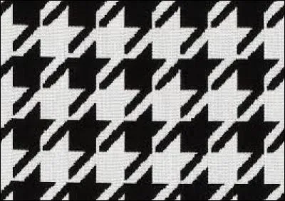 Comment s'appelle ce motif tissé de textile d'habillement ?