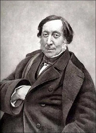 Compositeur italien né le 29 février 1792, on lui doit notamment l'opéra "Le Barbier de Séville" :