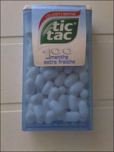 "Tic Tac" est une marque de bonbons créée en 1963.
