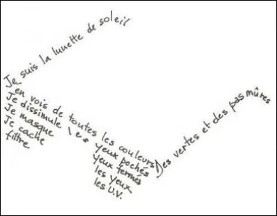 Que dissimulent ces lunettes de soleil ?