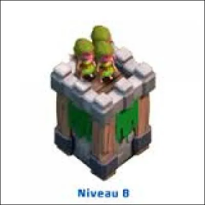 Combien y a-t-il d'archers sur la tour d'archers de niveau 6 ?