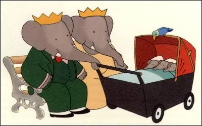 Voici les enfants de Babar et Céleste, que font-ils ?