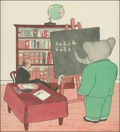 Que va écrire Babar ? Aidez-le !