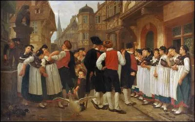 Qui a peint "La foire aux servantes" ?