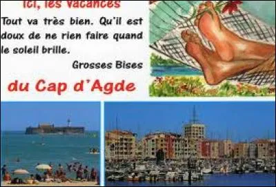 Nous partons nous détendre au Cap-d'Agde. Station balnéaire de la ville d'Agde, elle se trouve en région ...