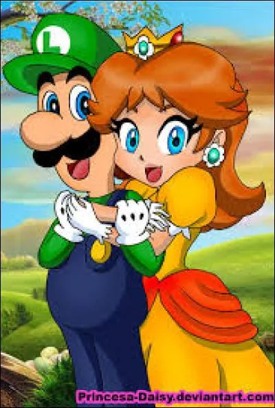Sur cette photo, qui est le bonhomme en vert à côté de Daisy ?