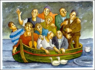 Qui interprète ces paroles : "Non, ce n'était pas le radeau de la Méduse, ce bateau / Qu'on se le dise au fond des ports / Dise au fond des ports / Il naviguait en père peinard / Sur la grand-mare des canards..." ?