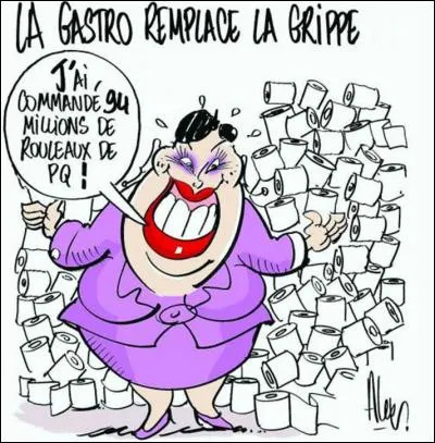 Quelle est cette grippe qui a sévi en 2009 en France, et contre laquelle 94 millions de doses de vaccin ont été achetées ?