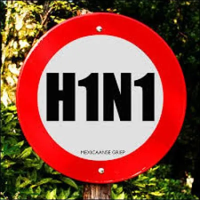 En quelle année est apparue la grippe A (H1N1) ?