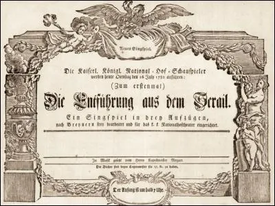 Quel personnage commande un opéra "L'Enlèvement au Sérail" à Mozart ?