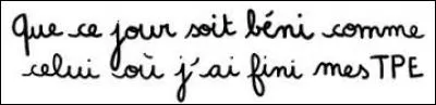 Avec combien de matières notre travail doit-il être en rapport ?