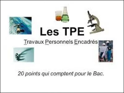 En 2016, quelle est la date à laquelle tous les Premières passant le TPE devaient rendre leurs productions ?