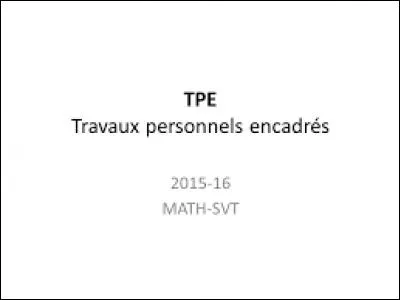 Pour l'oral, combien de minutes avez-vous chacun pour parler ?
