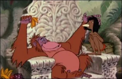 Quel orang-outan partage ses bananes avec Mowgli ?