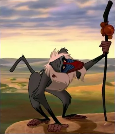 Quelle est l'espèce de Rafiki dans "Le roi Lion" ?