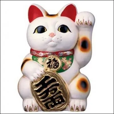 Comment s'appelle une belle histoire japonaise qui parle d'un chat portant bonheur ?