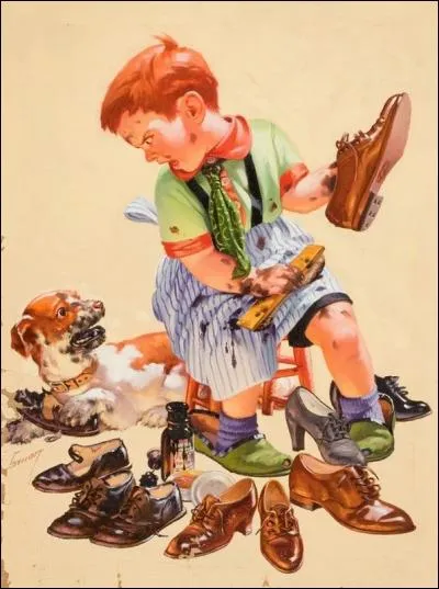 Quel héros de BD a débuté en cirant des chaussures ?