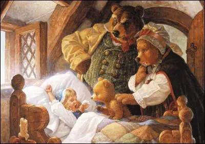 A son arrivée dans la maison des trois ours, en leur absence, après avoir bu un bol de gruau, que fait Boucle d'or ?