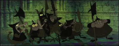 Durant seize années, dans quels endroits les sbires de Maléfique ont-ils cherché Aurore ?