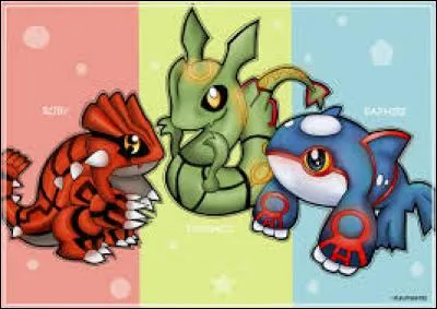 Quel est le nom du Pokémon en bleu ?