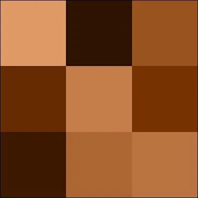 Que représente le marron ?