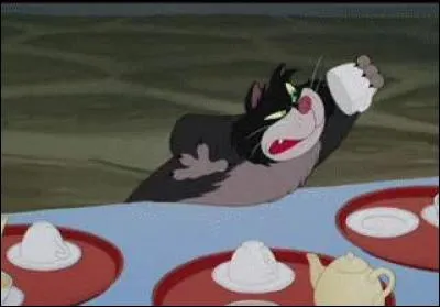 Qui Lucifer essaie-t-il d'attraper sous les tasses de thé ?