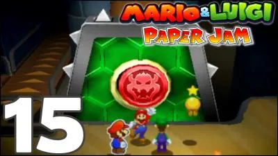 Parmi ces propositions, laquelle n'est pas citée par Etoile d'or à propos de l'emblème rouge de Bowser que les deux Bowser Jr laissent tomber lors de leur fuite du mont Faipâcho ?