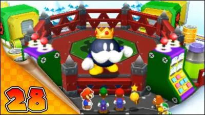 Quel est le temps de départ qu'avez les frères Mario lors de leur combat contre le roi bob-omb ?