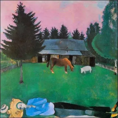 Qui a peint "Le poète allongé" ?