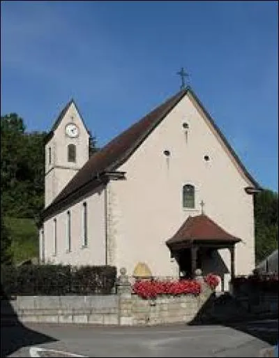Voici l'église Saint-Georges de Ligsdorf. Village Haut-Rhinois, il se trouve en région ...