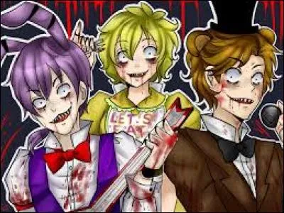 Quelles sont les deux seules Animatronics de "Five Nights at Freddy's" (1) à être amoureuses l'une de l'autre sans savoir que l'autre l'aime ?