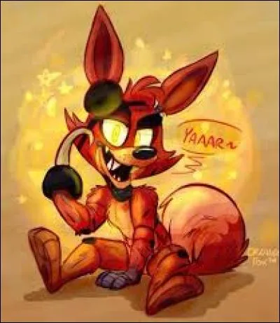 Sur quel il Foxy a-t-il un bandeau ?