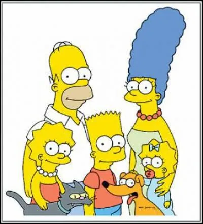 Comment s'appelle le chien de la famille Simpson ?