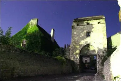 Quel est ce village de l'Allier situé au croisement d'anciennes voies romaines, où vous verrez une église au clocher tronqué et admirerez la maison du prince de Condé ?