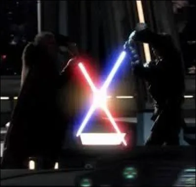 Qui remporta le deuxième duel opposant Anakin Skywalker à Dark Tyranus ?