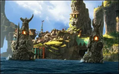 Quel est le nom de l'île où habite Harold et tout le village ?