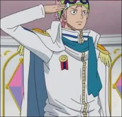 Dans "One Piece", quel est le rang de Kobby après l'ellipse ?