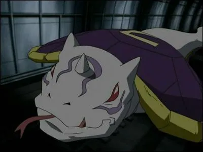 Dans "Digimon Tamers", sous les ordres de quel souverain digimon, Sandiramon est-il placé ?