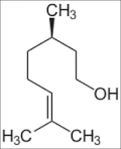 Quelle est la molécule que l'on trouve en grande majorité dans l'odeur des roses ?