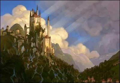 "Au-delà de la vallée du bonheur et de l'éternel contentement
Se trouve mon beau prince charmant
Il m'emmènera sur son preux destrier 
Dans son château pour pouvoir nous marier
Et nous seront comme au firmament
En galopant vers le soleil couchant"

Dans quel royaume se trouve ce château ?