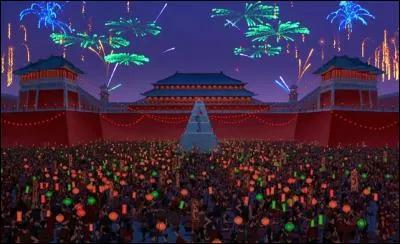 "Tel un papillon dans le ciel
Tu as surgi des étincelles
Tu as pu sauver ton honneur
En agissant avec ton cur
Tu as pu gagner la bataille
Sauver la Cité Impériale"

Dans quel film ce palais apparaît-il ?