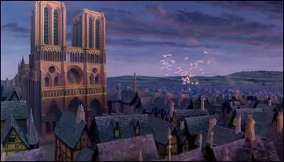 "Enfermé en haut des tours
Tu n'as jamais connu l'amour 
La solitude est ta complice
Qui t'aide à surmonter l'injustice
Et du haut de ta cathédrale
Tu admires les rues, les dédalles
Mais tu restes caché dans l'ombre
La lumière devant toi s'effondre"

Où est situé cette cathédrale ?