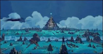 "Il y a plus de dix mille ans
Les flots sont retombés sur elle
La laissant seule face au néant
Ô pauvre et déchue citadelle
Un espoir demeure cependant
Au plus profond de tes entrailles
Esprits des monarques d'antan
Sommeillent au cur du cristal"

Quel est le nom de cette cité ?