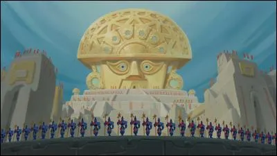 "Dans ton immense palais doré
Crois-tu vraiment tout posséder ?
Tu n'as toujours pas pris conscience
Que tes actes ont des conséquences
Il te faudra faire face à de nombreux dangers
Pour enfin découvrir l'amitié"

De qui parle ce poème ?