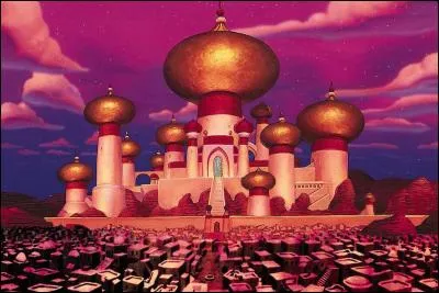 "Sous les nuits chaudes d'Arabie
Une princesse est à l'abri
Dans son palais plein de richesses
Elle vit dans une vraie forteresse
Mais accoudée à son balcon
Elle rêve d'autres horizons
Et prie pour qu'un beau prince charmant
L'emmène sur son tapis volant"

Quelle princesse vit dans ce palais ?