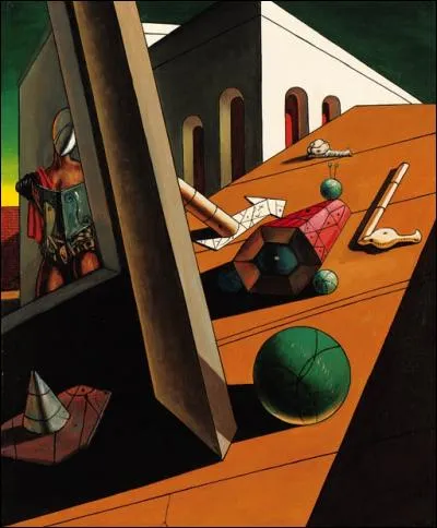 Qui a peint "Intérieur métaphysique avec ballon" ?