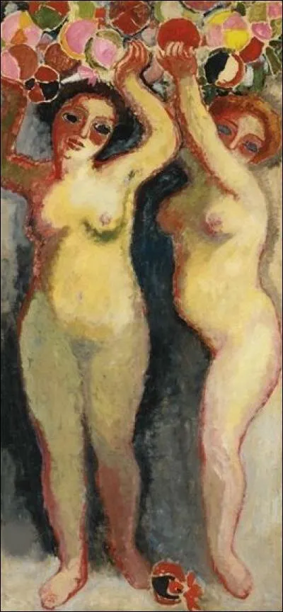 Qui a représenté "Deux nus aux ballons" ?