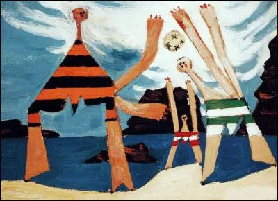 Qui a peint "Baigneuses au ballon ?