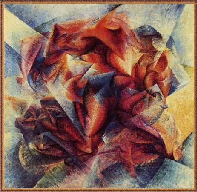 Qui a peint "Dynamisme d'un footballeur" ?